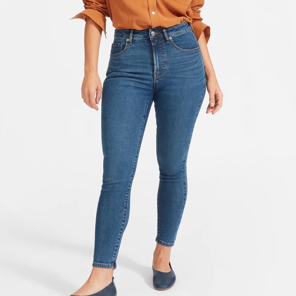 Everlane The Curvy Authentic Stretch High-Rise Skinny Jean